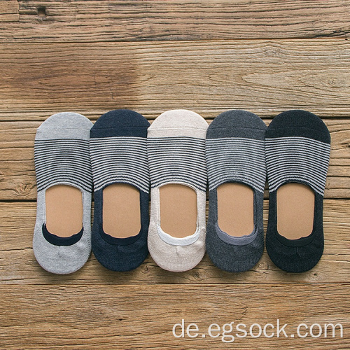 Super unsichtbare Silikonsocken mit niedrigem Schnitt für Herren